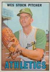 1967 Topps Baseball Cards      074      Wes Stock